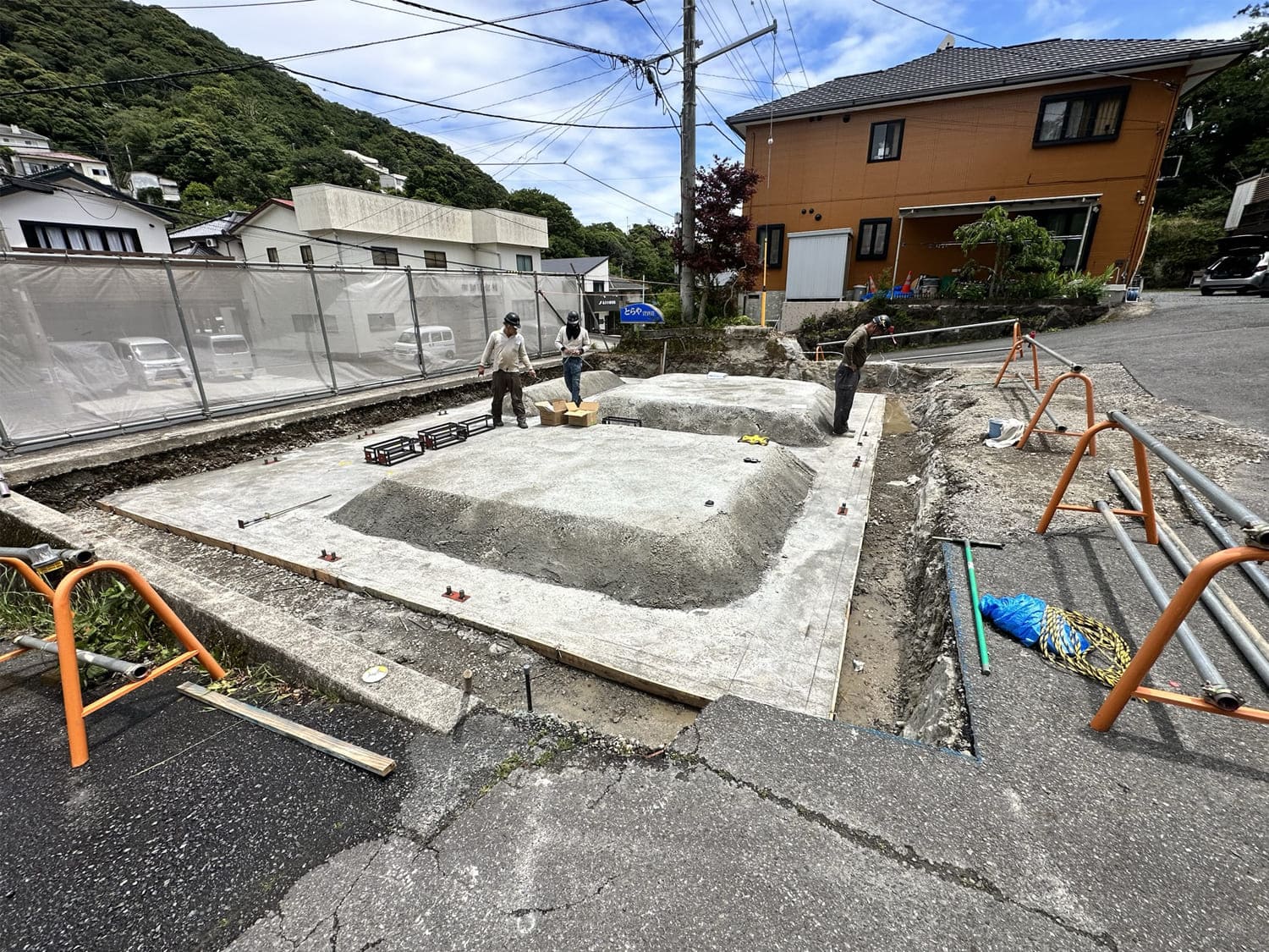 CLT建築｜CLT 基礎工事01｜株式会社伊豆急ハウジング