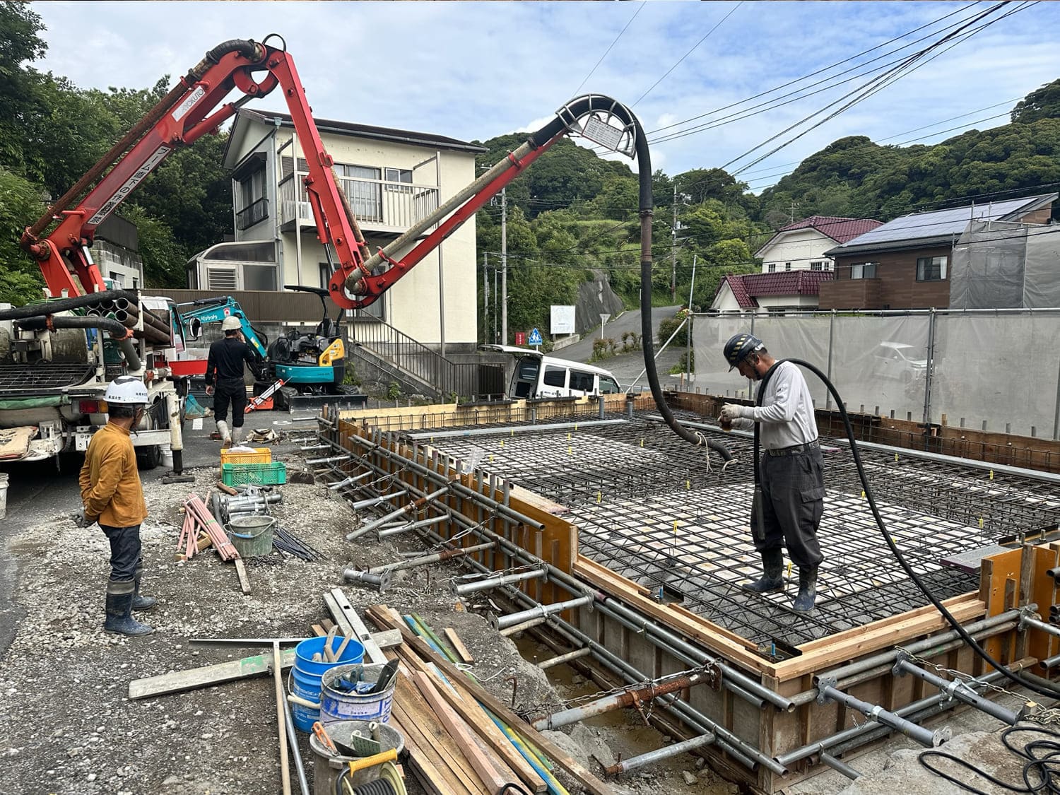 CLT建築｜CLT 基礎工事08｜株式会社伊豆急ハウジング