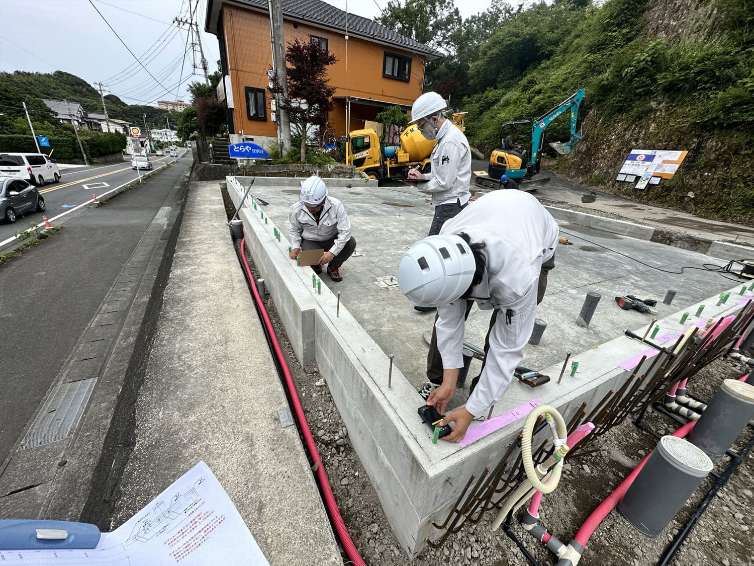 CLT建築｜CLT 基礎工事アンカーボルト03｜株式会社伊豆急ハウジング