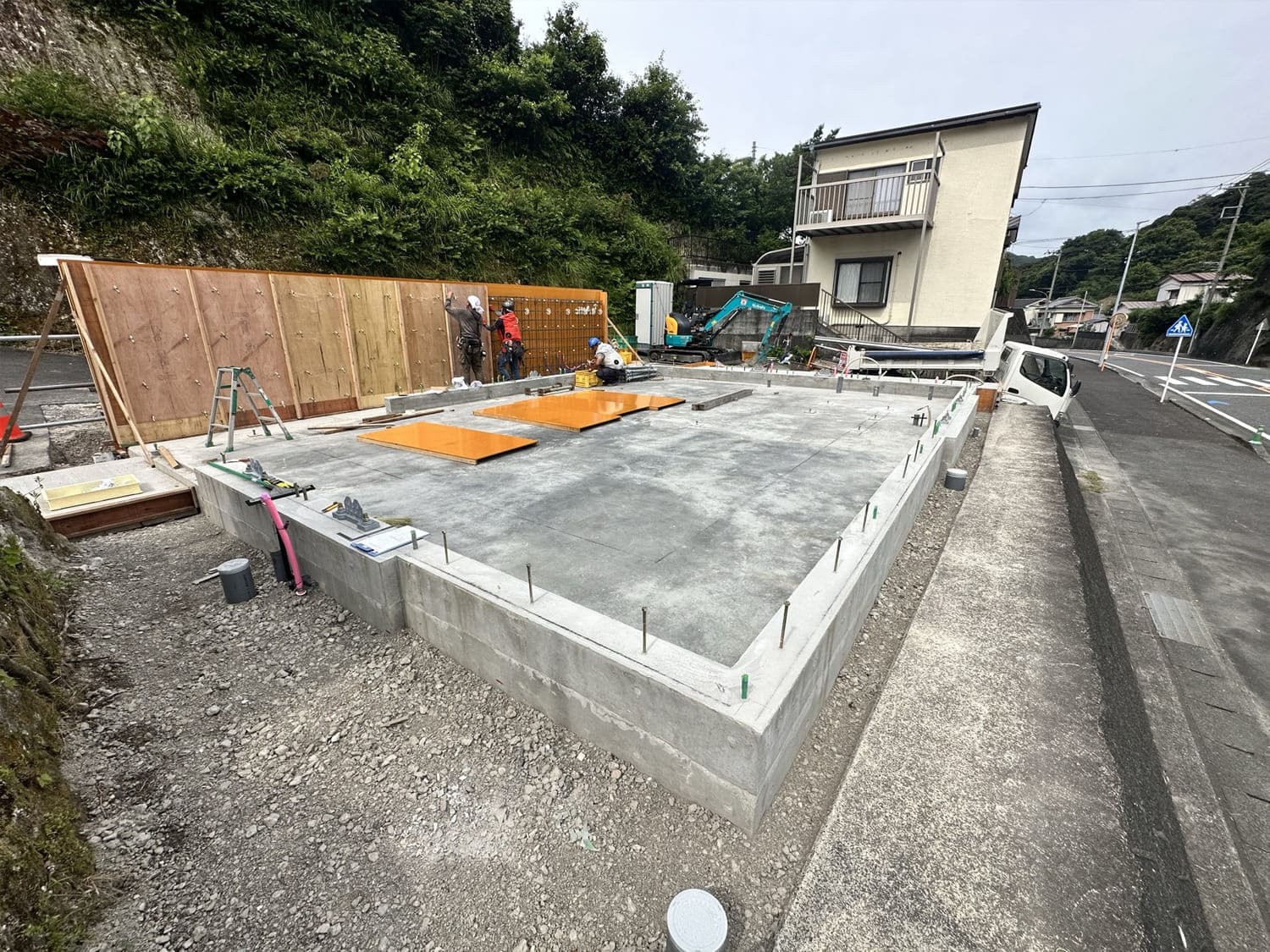 CLT建築｜CLT 基礎工事アンカーボルト06｜株式会社伊豆急ハウジング